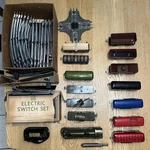 Marx Army Supply Train 500 + Multi-line Cars Transformer Switches Tracks Vtg. Fixed Price $350.00.