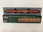 Kato 106-6308 Southern Pacific Morning Daylight Articulated Chair 2 Car Set #4. Fixed Price $89.95.