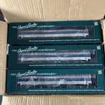 Rapido Osgood Bradley 10W Window Coach 3-PACK Lirr Mta 7534 7540 7549 Ho Train. Fixed Price $319.95.
