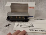 Marklin H0 4303 Drg Bavarian Branch-line Passenger Car Original Box Lnib. Fixed Price $24.99.