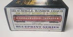 Branchline Blueprint Series 80' Single Window Coach Ho Gauge Gulf Mobile & Ohio!. Fixed Price $109.95.