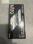 Kato Scale 106-3506 Amtrak Material Handling Car Phase , Set C2 #1508 #1553. Fixed Price $125.00.