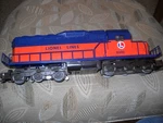6-8380-LIONEL LINES-SD-28 Flat Top Diesel Locomotive #8380-O Gauge. Fixed Price $110.00.