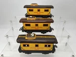 Marx #3824 Gauge Union Pacific Caboose Yellow Lot Of Fair. Fixed Price $12.74.