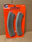 Lionel Fastrack O-36 Curved 4-PACK Sections 6-12033 New. Fixed Price $18.99.