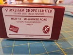 Scale Brass Shoreham Shops Milwaukee Road 52 Seat Coach 1948 Fp 12. Fixed Price $525.00.