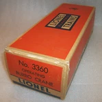 Lionel Postwar 3360 Burro Crane Mint Unrun Original Box, Insert, Sealed Packet!. Fixed Price $350.00.