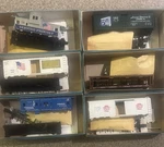 Lot Of (6) Hoscale Athearn Specialdecorated Freighttrain Cars Readdescriptionnib. Fixed Price $119.95.