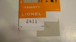Lionel Licensed 2411 Die-cast Flatcar Window Box. Fixed Price $7.49.