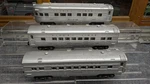 Lionel Postwar Silver 2421, 2422, And 2423 Lighted Passenger Set - Tested. Fixed Price $125.00.