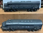 Lionel 2344 Vintage New York Central F-3 Aa Diesel Locomotive Set. Fixed Price $225.00.