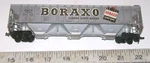 Vintage Tyco Billboard Covered 3 Bay Boraxo Cleans Hands Hopper Train Car. Fixed Price $17.95.