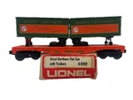 Lionel 6-9282 Great Northern Flat Car With Trailers And Box. Fixed Price $19.77.