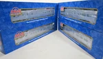 Atlas Scale "california Zephyr" Cb&q 4 Car Dome Set 2 Rail. Fixed Price $649.99.