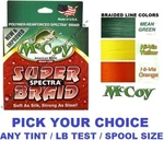 Mccoy Fishing Line 150 Yard Bulk 300 Yd Spools Any Color Braided Lb Test. Fixed Price $20.53.