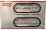 Williams By Bachmann 43098 Santa Fe 60' Aluminum Streamlined 4CAR Passenger Set. Fixed Price $350.00.