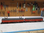 C-7 K-line Gauge Interurban Set Chicago South Shore & Bend Rr, Runs Good. Fixed Price $249.00.