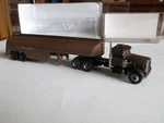 Brekina 85752 - Duel Truck Peterbilt 281 + Trailer 1/87 Scale New. Fixed Price $101.54.