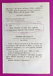 Sicilian Provinces, Royal Decree Suppresses Lieutenancy General-r RO-3328. Fixed Price $17.43.