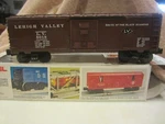 Lionel Lehigh Valley Line Tuscan Box Car 5018 Custom Craft. Fixed Price $43.99.