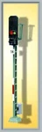 Viessmann 4011 Ho Scale Two Light Rail Stop Signal Db (h 79MM). Fixed Price $23.51.