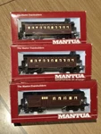 Lot Of 3 New Ho Mantua 1860 Pennsylvania Old Time Coach And Combine Cars. Fixed Price $57.99.