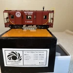 Sunset 3-RAIL Brass Baltimore Ohio B&o Red Wagon Top Caboose #C-2445 New. Fixed Price $165.00.