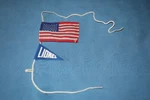 Lionel Flag And Pennant With Rope For #89, #6-2320, #6-12898 Poles. Fixed Price $7.15.