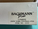 Bachmann 89101 Ho New York Central Combination Passenger Car #304 Box. Fixed Price $31.75.