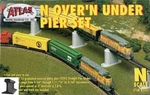 Atlas Scale New 2024 Figure 8 Over 'n Under Pier Set Pieces 2541. Fixed Price $29.88.