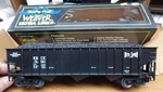 Weaver Bessemer 3 Bay Black Hopper Car W/coal Load Used In Box Gauge Nice Lqqk. Fixed Price $55.00.