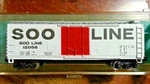 Soo Line, Gauge, Plug Door Boxcar, Road Number 12056 Rapido Style Couplers. Fixed Price $25.07.