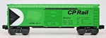 Lionel 6-9713 Canadian Pacific Pac-man Logo Boxcar Gauge 1:48 Scale Green. Fixed Price $39.99.