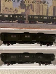 Lionel R27 Nyc Mta Subway Car 2-PACK Add-ons 6-18378 Great Condition. Fixed Price $250.00.