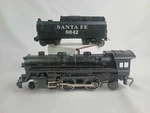 Lionel 6-18697 Santa Fe Hudson Jr. 4-4-2 Die Cast Steam Locomotive Gauge Read. Fixed Price $100.00.