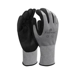 Non-touch Work Gloves Grip Nitrile Coated Gray Black Large Micro Foam 12 Pair. Fixed Price $33.99.
