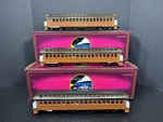 Mth 20-62001 New York Central 64' Woodsided Coach Passenger 3-CAR Set Lnib. Fixed Price $495.00.