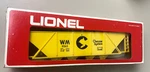 Lionel Scale 6-9265 Wm Chessie Covered Hopper -gently Used W/box Complete. Fixed Price $28.00.