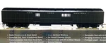 Ho Walthers 932-10507 Acf 70' Heavyweight Baggage Car New York Central Nyc. Fixed Price $139.99.
