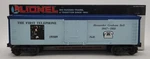 Lionel 6-19509 Gauge Alexander Graham Bell Reefer Ln/box. Fixed Price $12.79.