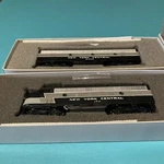 Bachmann Plus Trains Emd F7A Nyc # 1711 Locomotive 31219 And Car 31221.. Fixed Price $120.00.