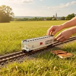 Bachmann Ahm Lehigh Valley Tldx 2730 Center Flow Hopper Car, Scale (1:87). Fixed Price $14.99.