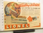 Newspaper 1936 Lionel Train Toy Railroad 299W Premium Free Catalog Thrill. Fixed Price $99.99.