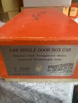 Psc Aar Single Door Box Car Painted Not Lettered 2 Rail. Fixed Price $305.50.