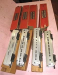 Lionel 2530-2531-2532-2533 4-CAR Aluminum Passenger Set W/ Boxes & Inserts- Good. Fixed Price $209.00.