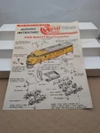 Vtg Globe Models Ho Scale Assembly Instructions Emd F-7 Diesel Locomotive.. Fixed Price $10.99.