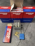 3 Pack Of 6 Each One ( American Lock 1107B. Blue. Fixed Price $160.00.