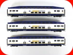 Ho Scale **west Coast Express** Bombardier Coach, Control Car Set - Athearn 2584. Fixed Price $199.95.