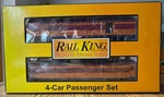 Rail King Mth 30-69197 Milwaukee Road 4-CAR 60' Madison Passenger Set. Fixed Price $374.99.