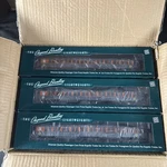 Rapido Osgood Bradley 10W Window Coach 3-PACK Lirr Dashing Dan 7523 7545 7550 Ho. Fixed Price $251.95.